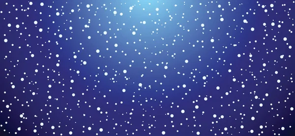 Ahoj Zima Sněhovými Vločkami Modrá Zimní Sněhová Krajina Vtipné Znamení — Stockový vektor