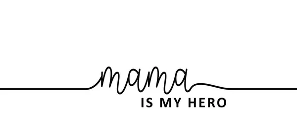 Slogan Maman Super Maman Maman Pour Les Idées Fête Des — Image vectorielle