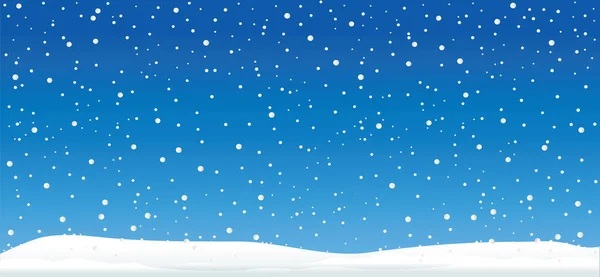 Ahoj Modrá Zima Krajina Zasněžené Legrační Sněhuláci Sněhulák Vektor Sněhové — Stockový vektor