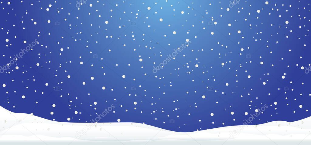 Hello Blue winter landscape snowy funny Snowmen snowman Vector snowdrifts falling falling snowflake snowflakes Merry Christmas Happy New Year xmas Shining snowfall snowball balls december let it snow