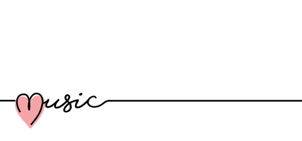 Слоган Музыки Иконки Музыкальных Символов Сотрудников Баннер Музыкальных Нот Фоновой — стоковый вектор