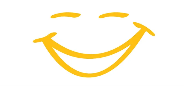 Happy World Smile Day Smiling National Big Happiness Zabawne Myśli — Wektor stockowy