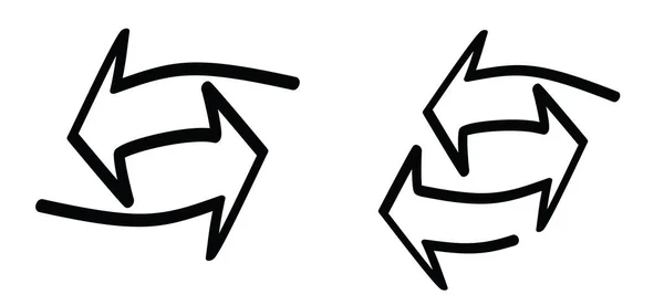 Ikona Šipky Nebo Piktogram Volba Směru Logo Vektorových Rozhodovacích Šipek — Stockový vektor