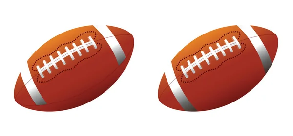 Football Américain Coupe Jeu Équipe Sportive Journée Rugby Ball Pour — Image vectorielle