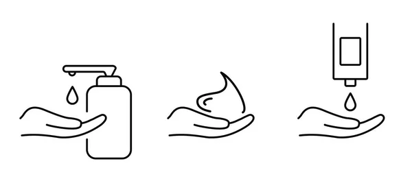 Köpüklü Sabun Köpüğü Köpüklü Köpüklü Sabun Vektör Simgesi Sembol Yıkama — Stok Vektör