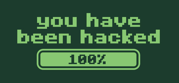 you have been hacked. Vector hacker icon or pictogram. Keylogger, cyber security concept. Technology data. Hybrid, and warfare, DDoS attack. Cyber war. Hackers, criminals. login and password. Digital. 