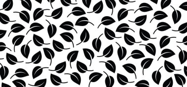 Dekoratif bitki, yapraklar ve dallar. Vektör ağacı desensiz. Çiçek dokusu. Devamlı yaprak arka planı. Bahçe, erik çiçekleri. Düşen yapraklar