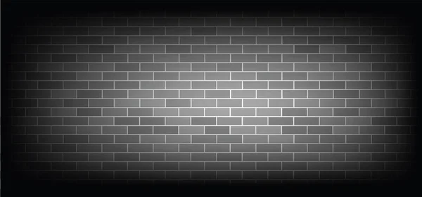 Abstract Empty Gray Black Orange Background Brick Wall View Vector — стоковый вектор
