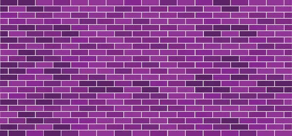 Abstract Empty Purple Violet Background Brick Wall View Vector Block — ストックベクタ