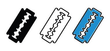 Jilet işareti. Tıraş makinesi simgesi. Tıraş olmak, bıyık bırakmak, bıyık bırakmak veya sakal bırakmak yok. pictogram. Dünya İntihar Önleme Günü. Kasım, mavi kurdele, adamım, prostat kanseri ayı.