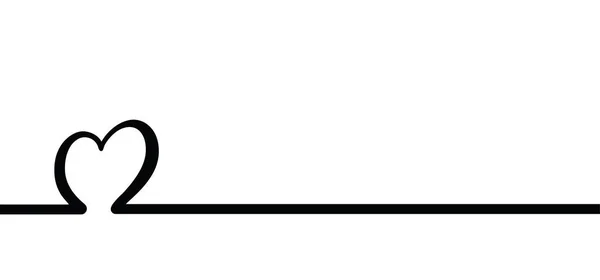 Coeurs Amour Modèle Ligne Coeur Logo Amour Motif Ligne Pour — Image vectorielle