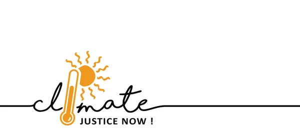 Slogan Climate Justice Now Protest Climate Justice Now Cjn Global — Vector de stock