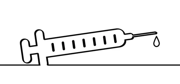 Icono Patrón Línea Pinchos Aguja Pictograma Gente Persona Drogada Través — Vector de stock