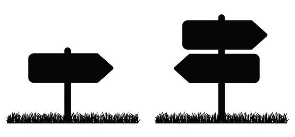 만화에는 표지판 있습니다 포인터 아이콘 Flat Vector Pictogram 기호입니다 뇌졸중 — 스톡 벡터