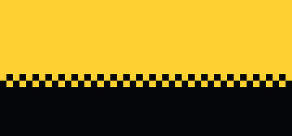 Желтая черная стоянка такси и стоянка для автомобилей такси Ожидание кабина метр зона Смешной баннер Таксист ранга векторные знаки Концепция обслуживания Point иконы Уличное движение 24 / 7 24 водителей кабины