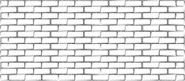 Grunge, empty background brick wall side view. Funny vector block stone for texture banner or wallpaper. Urban sign. Building brick pattern, seamless. Background for home or office. 