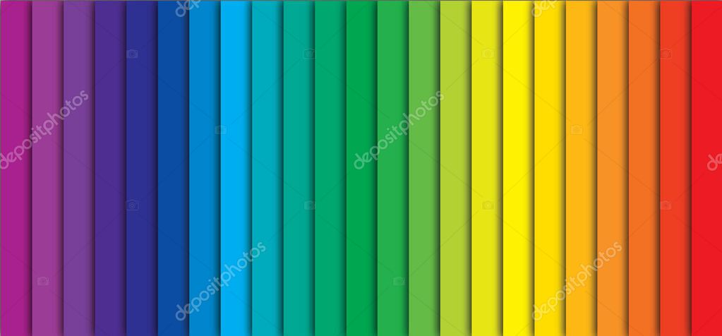 CMYK or RGB color wheel wave. Rainbow stripes background cyan, magenta, yellow or black spectrum gradient. Prepress line pattern banner. printer lines