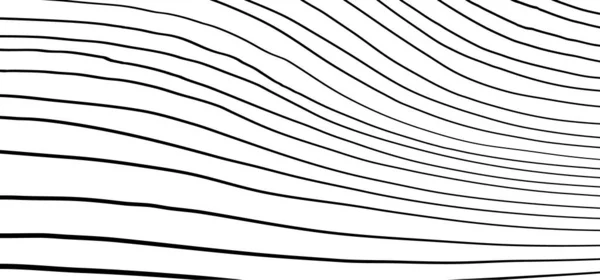 카툰은 손으로 스케치합니다 수평적 기하학적으로 바다가 줄무늬 텍스처그리기 브러시 스트로크 — 스톡 벡터