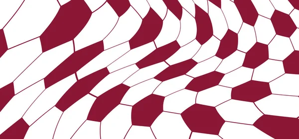 Qatar Balle Dans Football Coupe Football 2022 Jeu Bannière Arrière — Image vectorielle