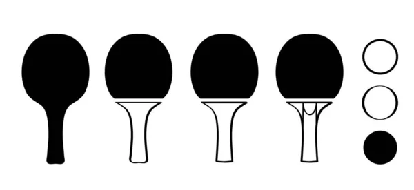 Tenis Mesa Dibujos Animados Ping Pong Mesa Vector Tenis Mesa — Vector de stock