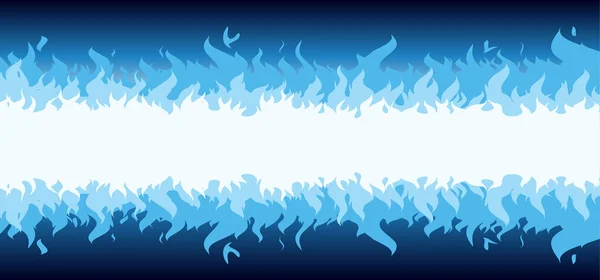 Icono Llama Quemador Gas Azul Dibujos Animados Símbolo Pictograma Logotipo — Archivo Imágenes Vectoriales