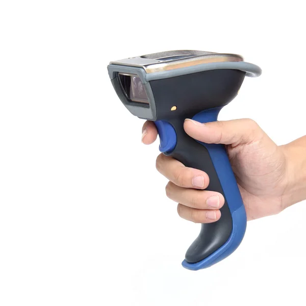 Beyaz arka plan üzerinde izole bluetooth barkod okuyucu