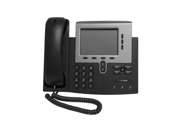 Telefono IP nero — Foto Stock