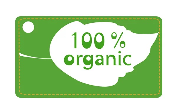 Organik yaprak etiketi