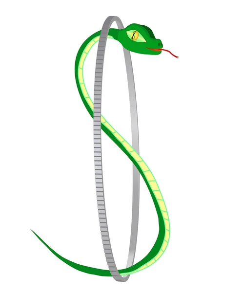 bir Doları yılanla sikke