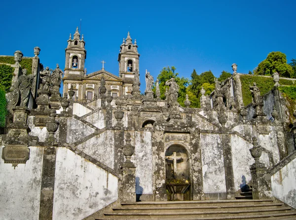 Santuario bom jesus göra monte, braga, portugal — Stockfoto