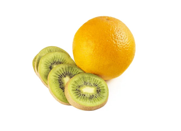 Orange and kiwi — Stock Photo, Image