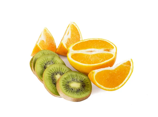 Orange and kiwi — Stock Photo, Image