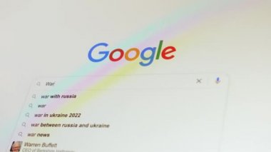 Ukrayna 'daki savaş hakkında bilgi aramak için Google kullanılıyor. Türkiye' nin lanya kenti, 11,02,2022
