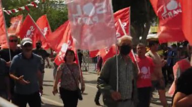 Türkiye 'nin Antalya caddesinde protesto mitingleri, 01.05.2022