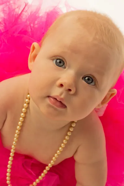 Close Up of Baby Girls Face — Stock Photo, Image