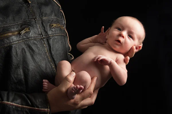 Padre e Figlio Serie Moto — Foto Stock