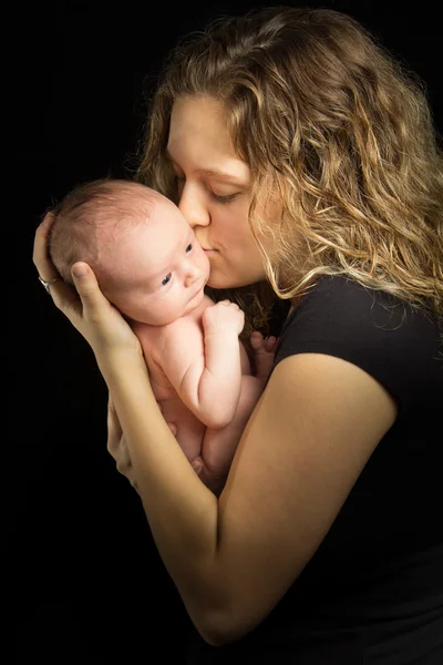 Mother Holding Infant — Stock Photo, Image