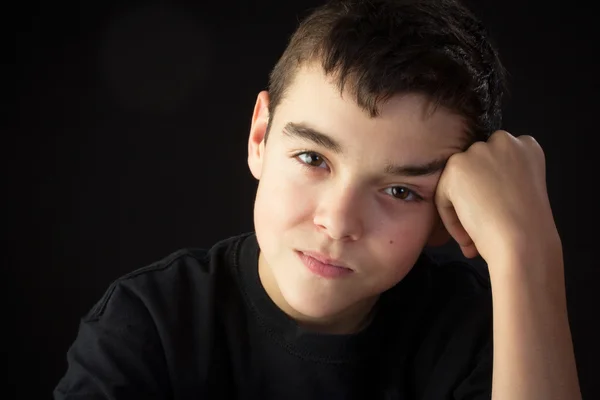 A Young Man Stares at the Viewer — Stock Photo, Image