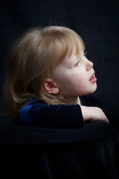 A Pensive Young Girl — Stock Photo, Image