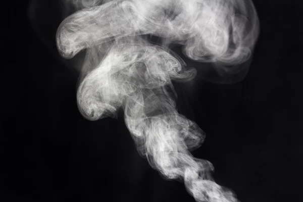 Smoke on a black background Stock Picture