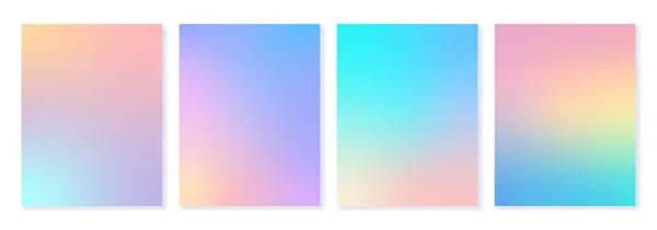 Sonnenuntergang Meer Eine Reihe Von Farbverläufen Hintergrund Pastellfarben Mit Weichen — Stockvektor