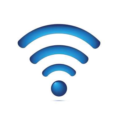 Mavi kablosuz simgesi (Wi-Fi)