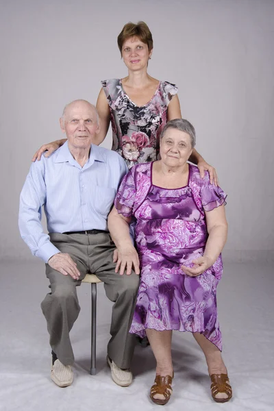 Skupina rodinný portrét — Stock fotografie