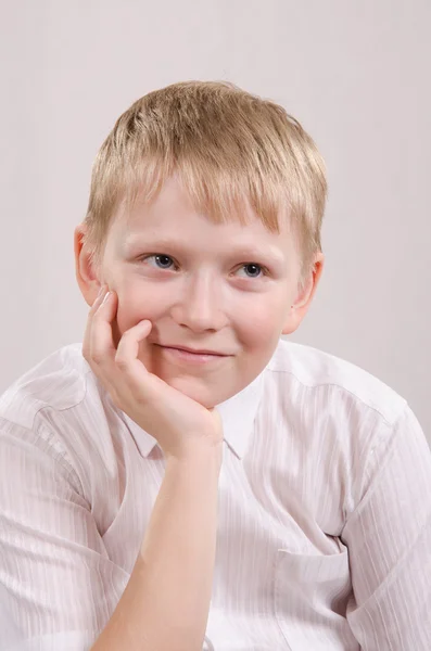 Porträtt av en homosexuell tonåring tolv — Stockfoto