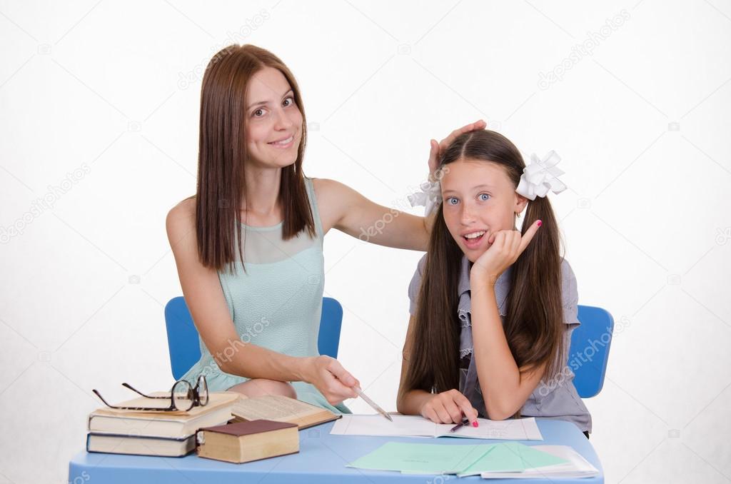 Teacher and student decide to homework