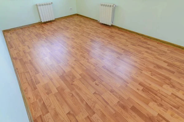 Laminate Floor Room Renovation Apartment — Stock Photo, Image
