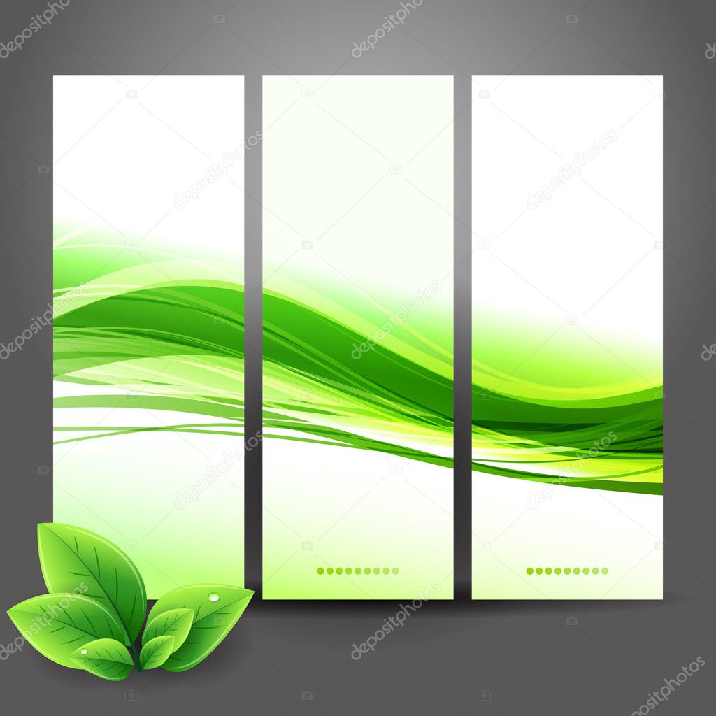 Abstract ecology vector background