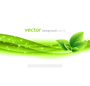 Abstract ecology vector background clipart
