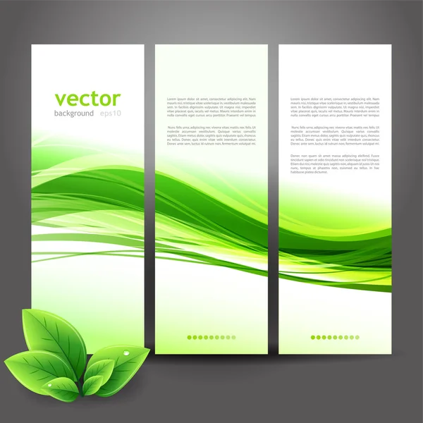 Abstracte ecologie vector achtergrond — Stockvector