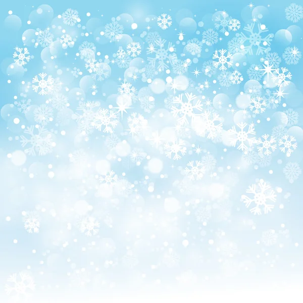 Winter light blue background — Stock Vector